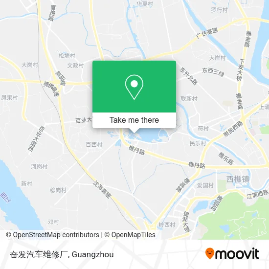 奋发汽车维修厂 map