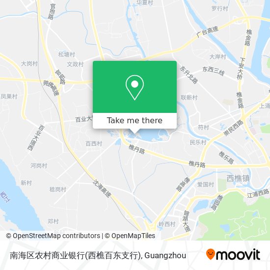 南海区农村商业银行(西樵百东支行) map