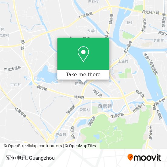 军恒电讯 map
