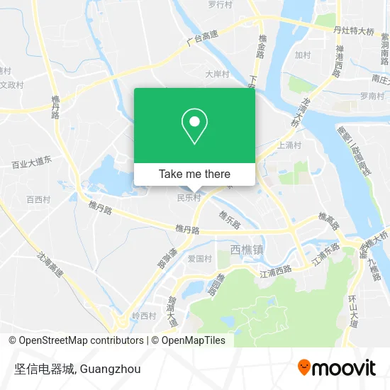 坚信电器城 map