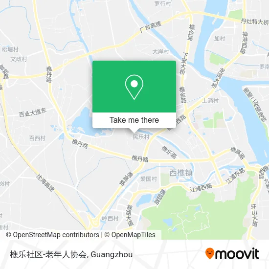 樵乐社区-老年人协会 map