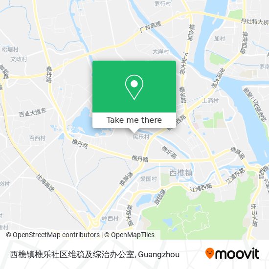 西樵镇樵乐社区维稳及综治办公室 map