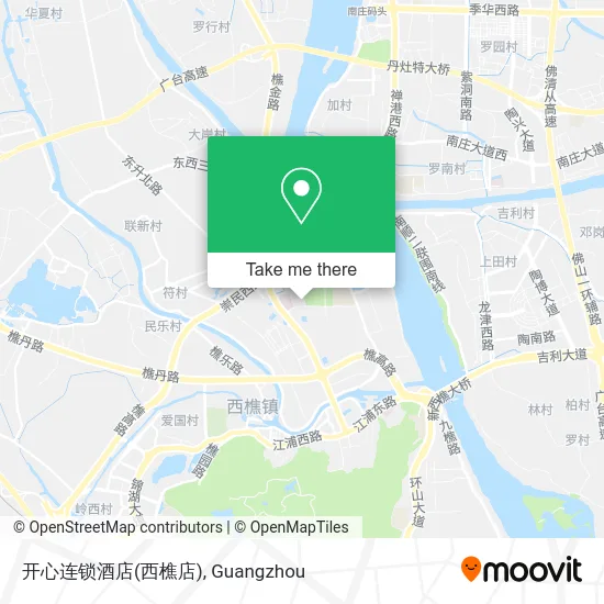 开心连锁酒店(西樵店) map