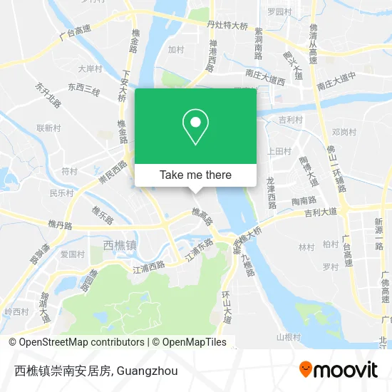 西樵镇崇南安居房 map