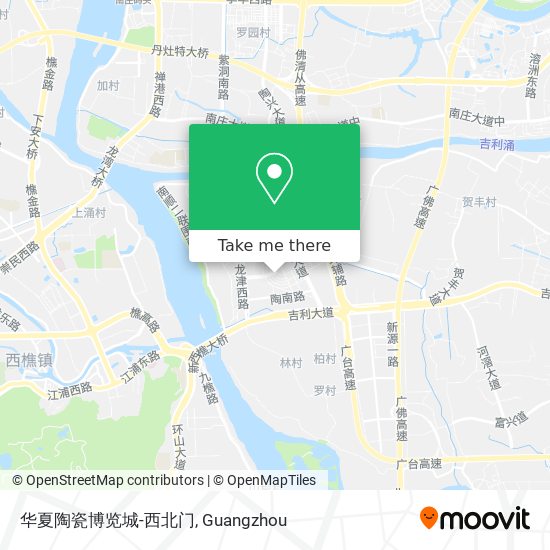 华夏陶瓷博览城-西北门 map