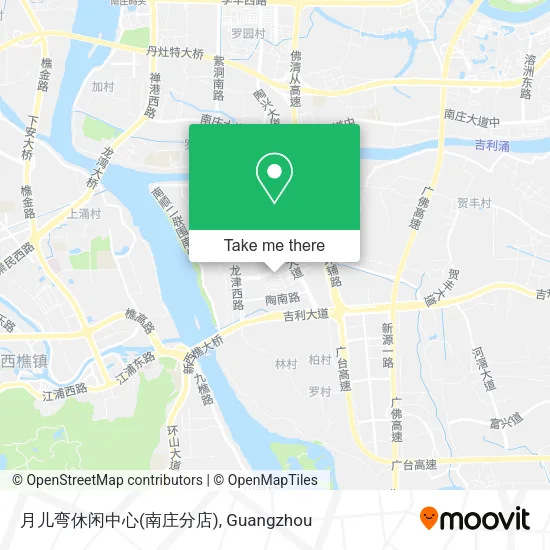 月儿弯休闲中心(南庄分店) map