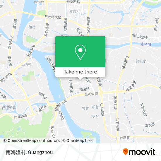 南海渔村 map