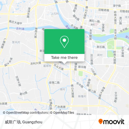 威斯广场 map