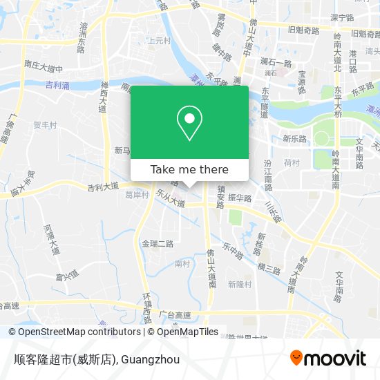 顺客隆超市(威斯店) map