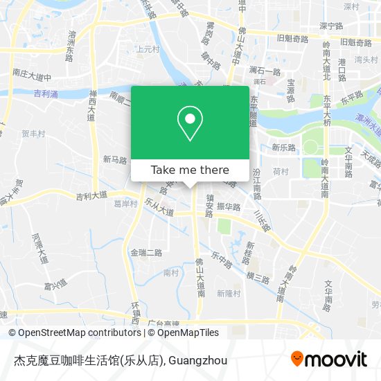 杰克魔豆咖啡生活馆(乐从店) map