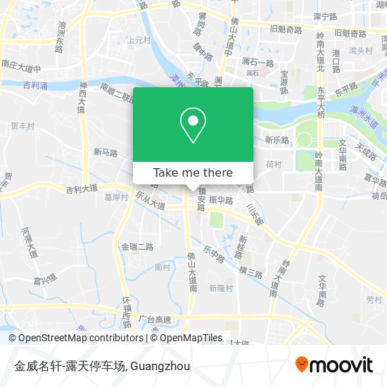 金威名轩-露天停车场 map