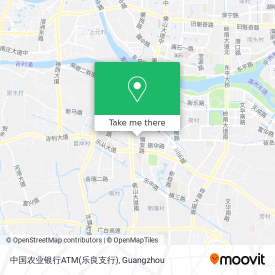 中国农业银行ATM(乐良支行) map