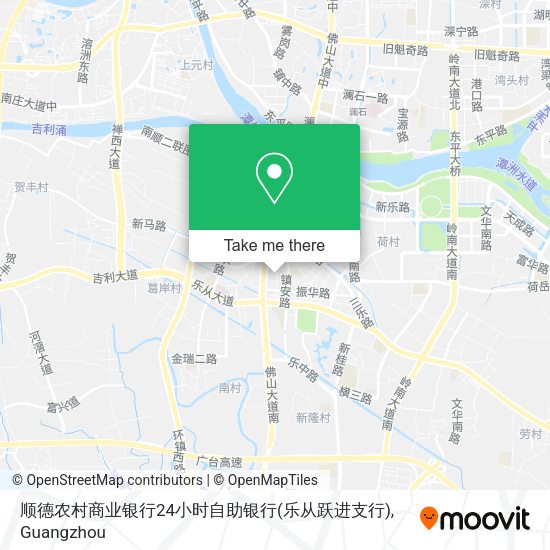 顺德农村商业银行24小时自助银行(乐从跃进支行) map