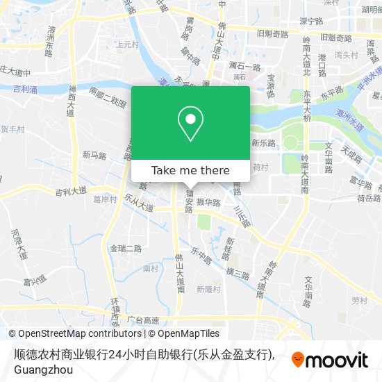 顺德农村商业银行24小时自助银行(乐从金盈支行) map