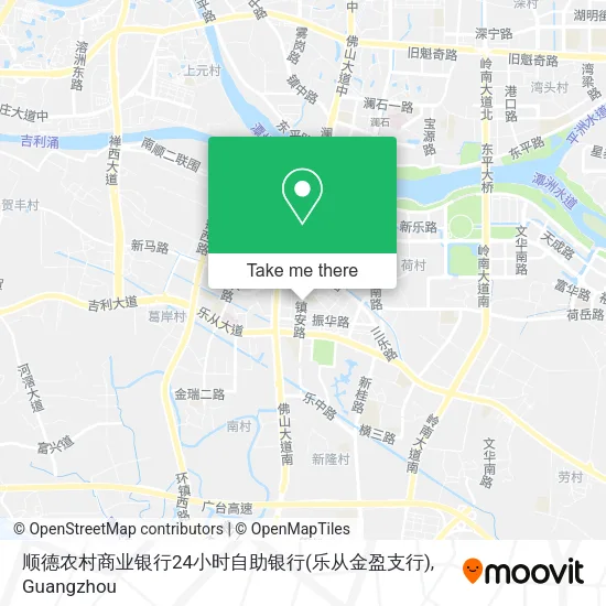 顺德农村商业银行24小时自助银行(乐从金盈支行) map