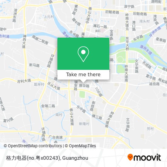 格力电器(no.粤x00243) map
