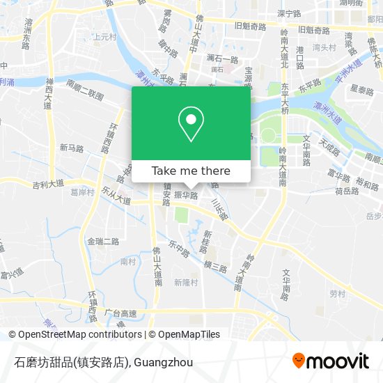 石磨坊甜品(镇安路店) map