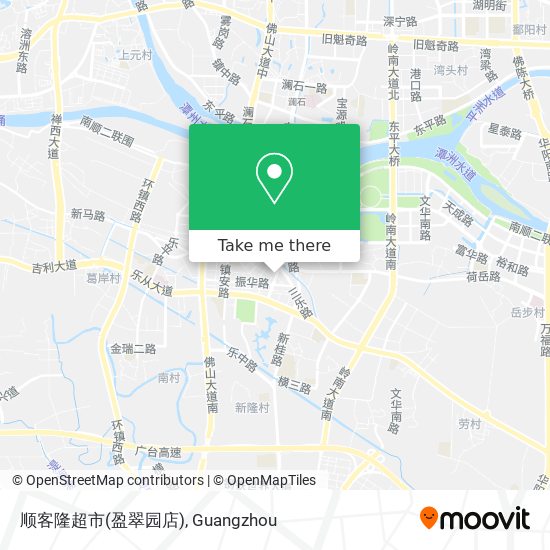 顺客隆超市(盈翠园店) map