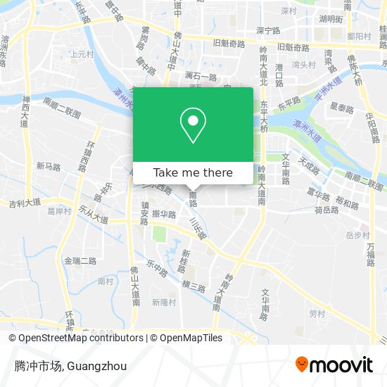 腾冲市场 map