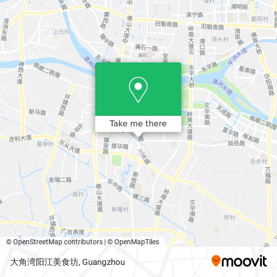 大角湾阳江美食坊 map