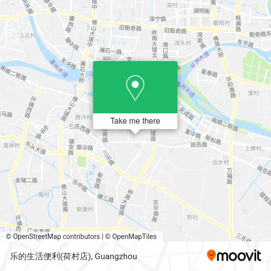 乐的生活便利(荷村店) map