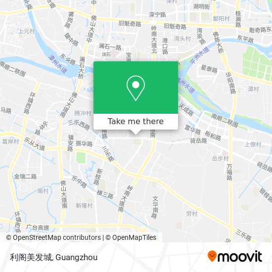 利阁美发城 map