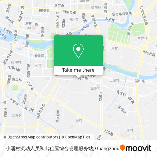 小涌村流动人员和出租屋综合管理服务站 map