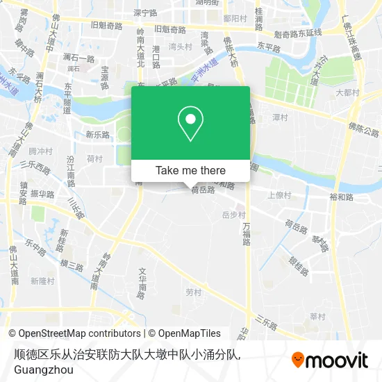 顺德区乐从治安联防大队大墩中队小涌分队 map