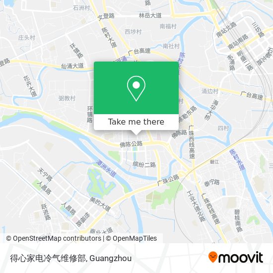 得心家电冷气维修部 map