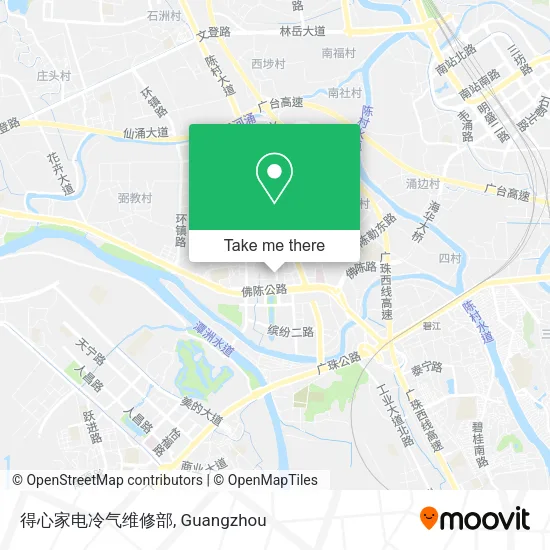 得心家电冷气维修部 map