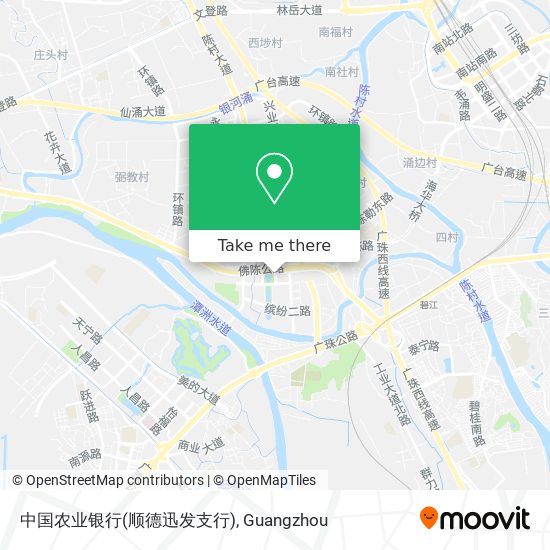 中国农业银行(顺德迅发支行) map