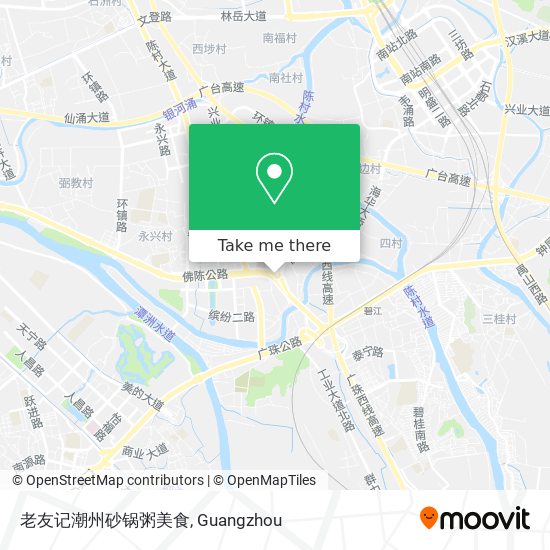 老友记潮州砂锅粥美食 map