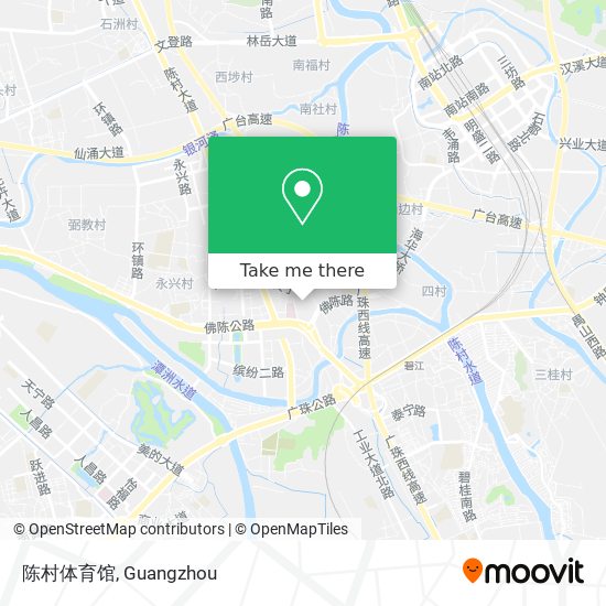 陈村体育馆 map