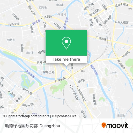顺德绿地国际花都 map