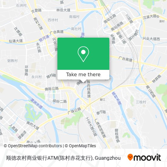 顺德农村商业银行ATM(陈村赤花支行) map