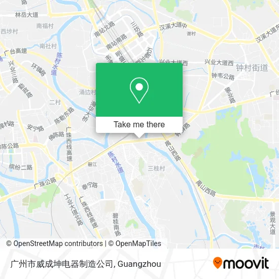 广州市威成坤电器制造公司 map