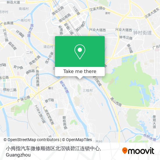 小拇指汽车微修顺德区北滘镇碧江连锁中心 map