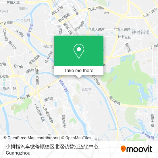 小拇指汽车微修顺德区北滘镇碧江连锁中心 map