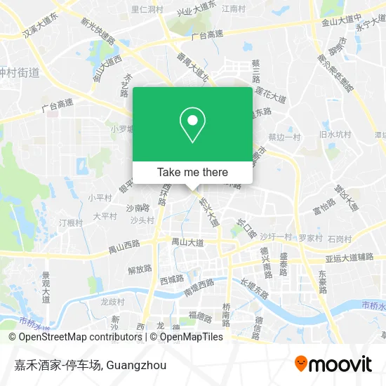 嘉禾酒家-停车场 map