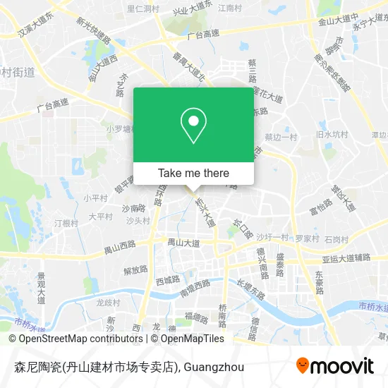 森尼陶瓷(丹山建材市场专卖店) map