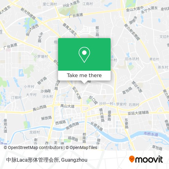 中脉Laca形体管理会所 map