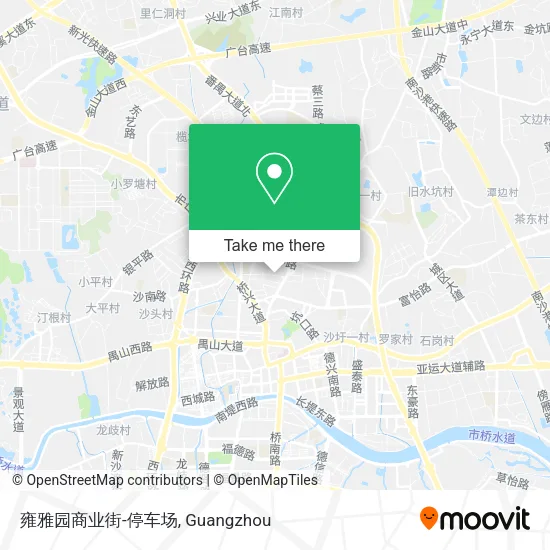 雍雅园商业街-停车场 map