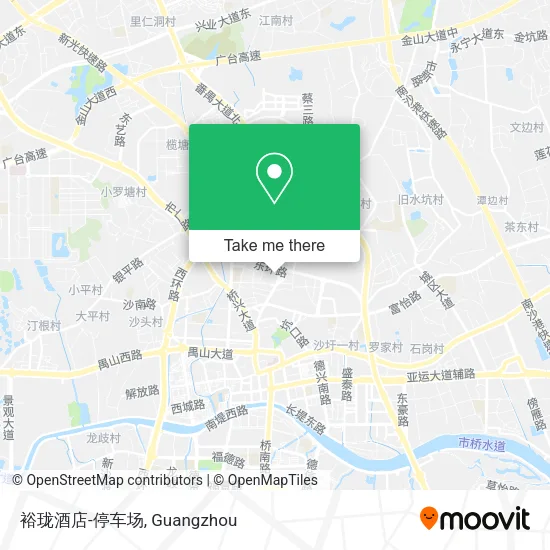 裕珑酒店-停车场 map