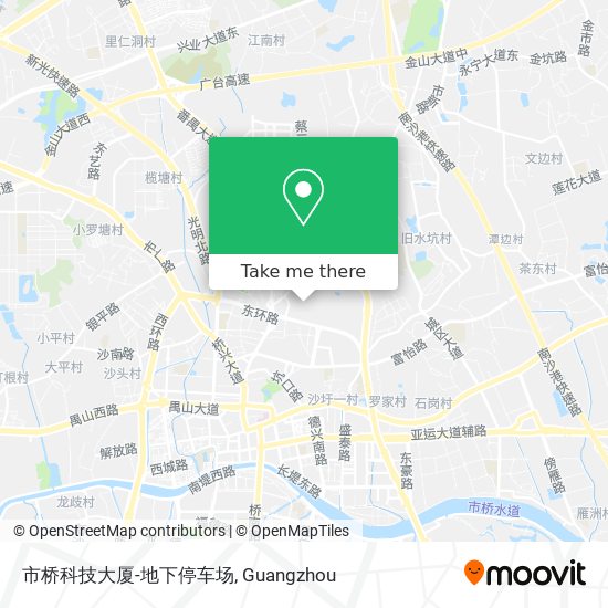 市桥科技大厦-地下停车场 map