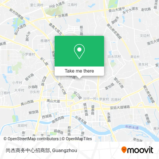 尚杰商务中心招商部 map