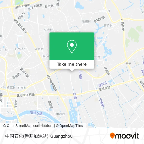 中国石化(番基加油站) map