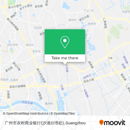 广州市农村商业银行(沙涌分理处) map