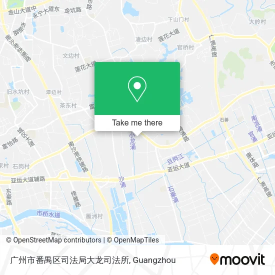 广州市番禺区司法局大龙司法所 map