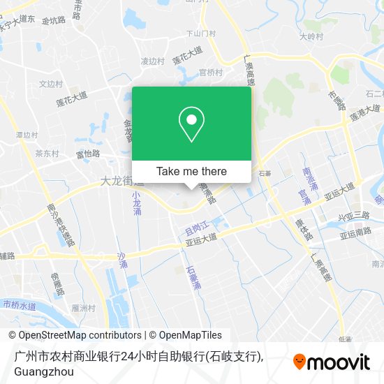 广州市农村商业银行24小时自助银行(石岐支行) map