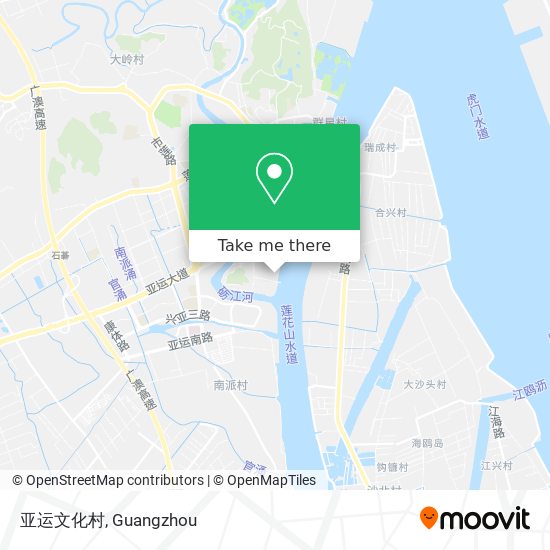亚运文化村 map